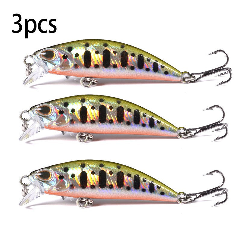 1Pcs 5.8Cm 5.4g Pesca Jerkbait Lure Sinking Minnow Fishing Lures Hard Bait Black Minnow Wobbler Fishing Tackle
