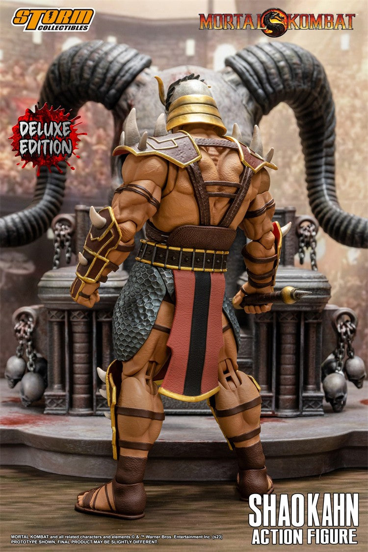Storm Toys Mortal Kombat Final BOSS Shao Kahn DCMK14 Luxury Edition Vilão Goro DCMK18 Action Figure Modelo Brinquedos Presentes Em Estoque