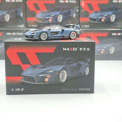 Novidade em Estoque Masdi 1:64 Mclaren Senna 1110 Edição Especial Modelo de Carro Estático em Liga Leve Personalizado Brinquedo de Menino Presente Colecionável
