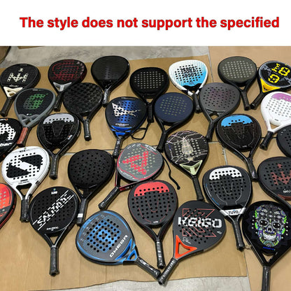 Raquetes de Padel de Carbono Profissionais 3K/12K para Homens, Superfície Áspera com Núcleo de Espuma de Memória Macia em EVA para Treinamento