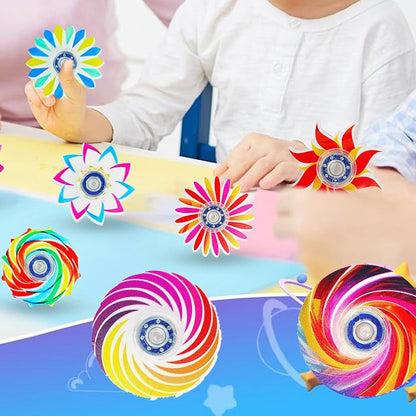 5-20Pcs Mini Ranbow Fidget Spinner Stress Relief Goodie Bag Filler Home Festival Game Birthday Gift Party Favor Classroom Prize