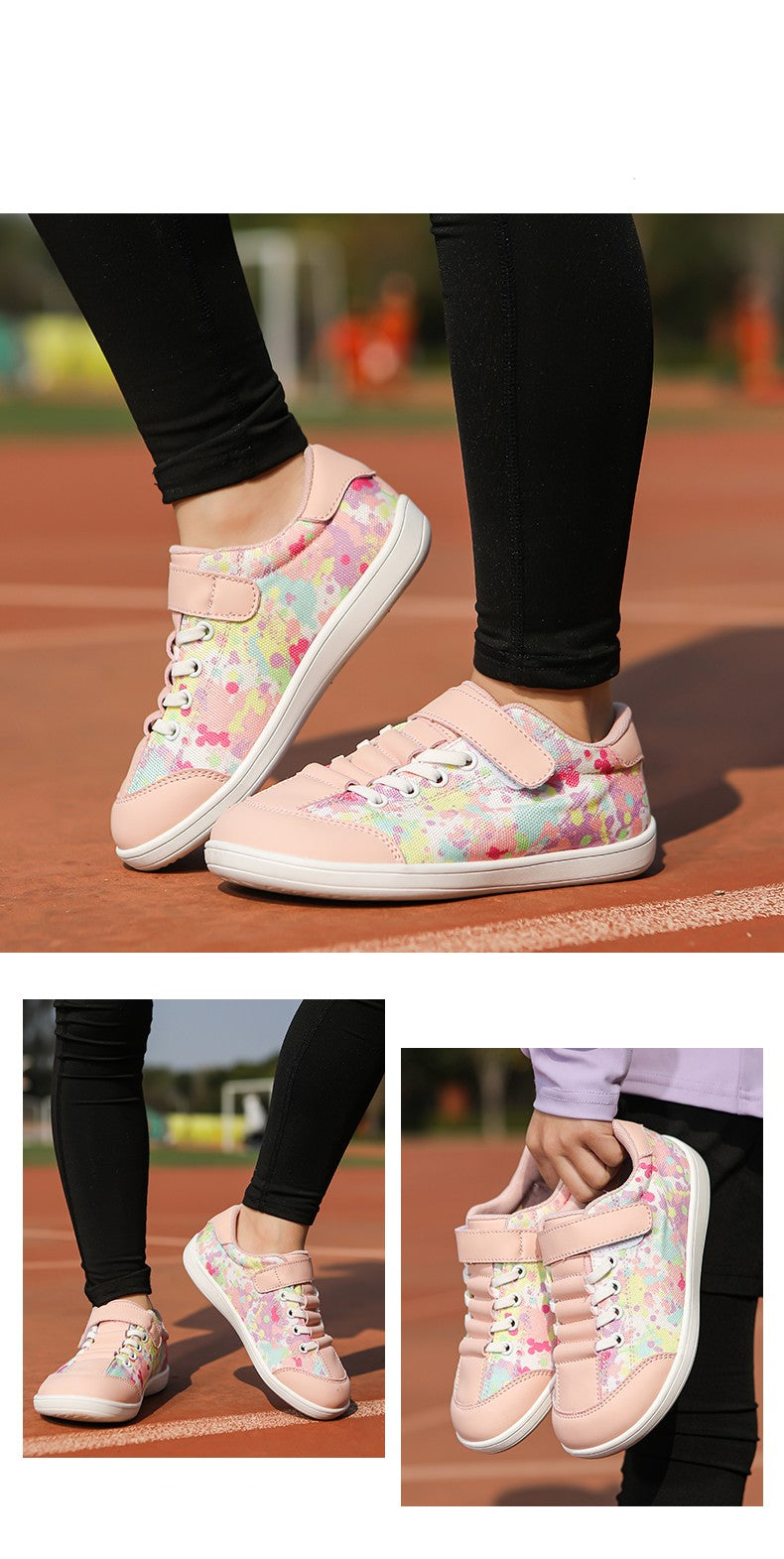 Children's Wide Version Barefoot Shoes Boys And Girls Anti Slip Baby Shoe Childrens Sport Shoe Zero-Drop Healthy Sole Breathable