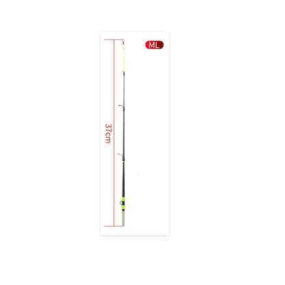 Vara de Pesca no Gelo de Inverno 2 Seções Ultraleve Design Tipo Giratório Vara de Pesca 52cm de Comprimento Vara de Pesca Ultraleve Pesca de Inverno