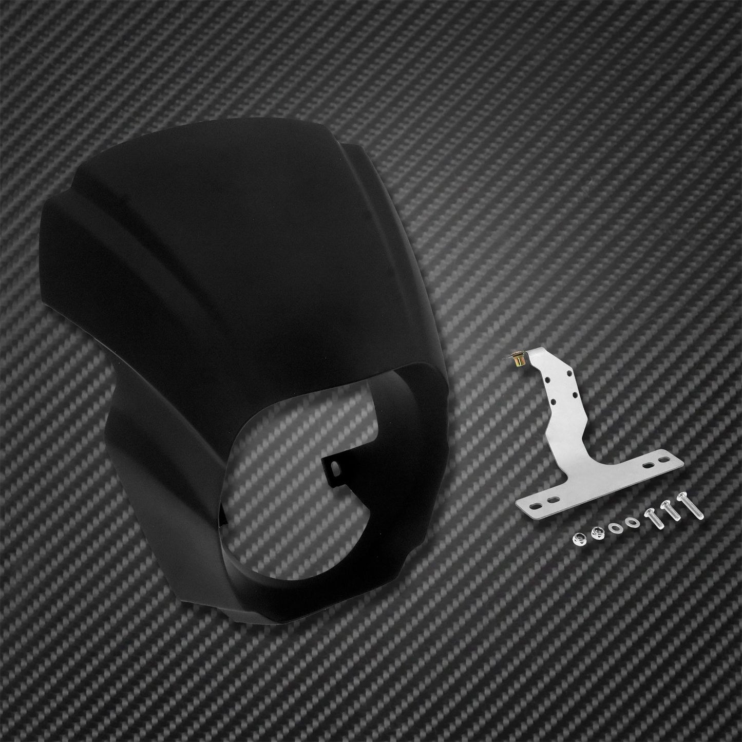 Capa Carenagem Farol Dianteiro Brilho Preto/Preto Fosco Para Harley Softail Breakout FXBRS FXBR Modelos 2018-2022 2023