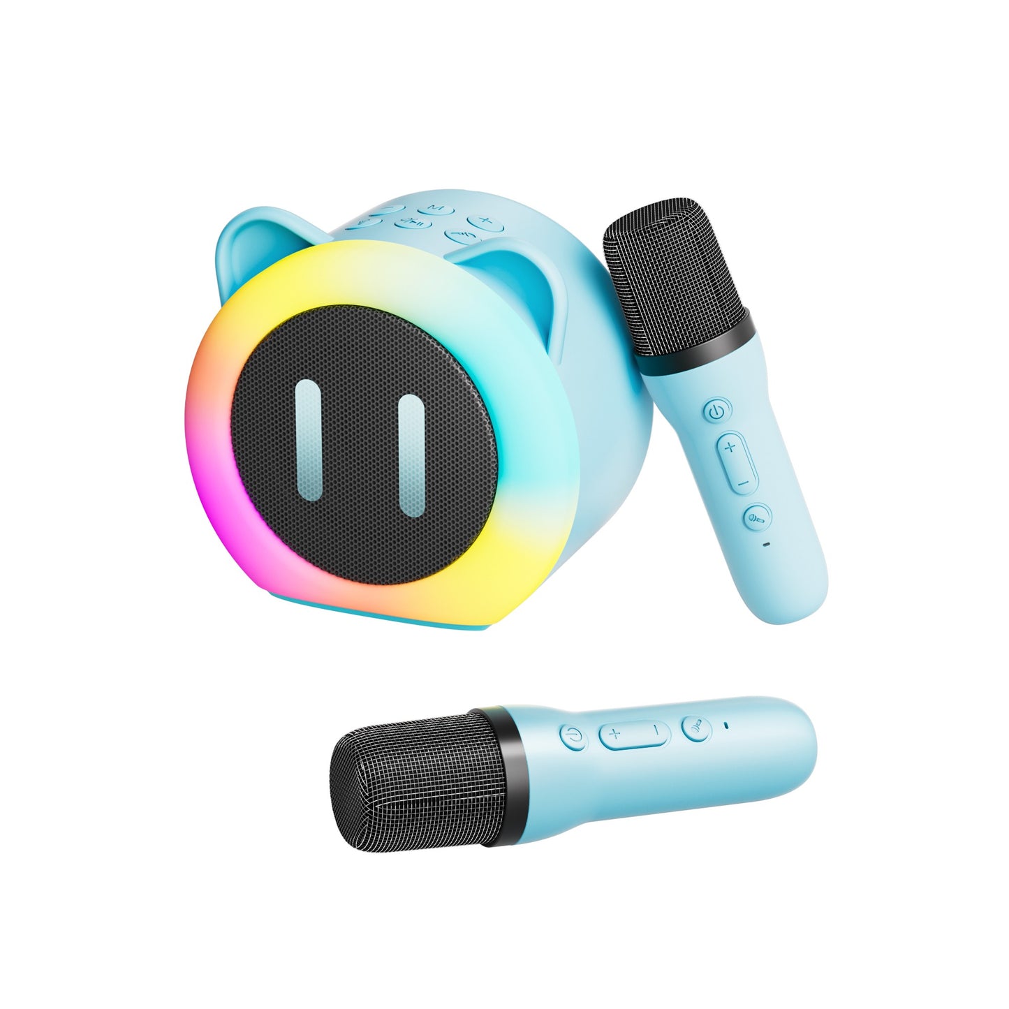 PARAMITA Bluetooth Speaker Portable Home Cute Karaoke Mini Wireless Audio with Microphone Home Karaoke Singing Machine Kids Gift