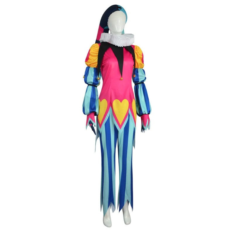 Fizzarolli Cosplay Costume Tops Pants With Hat Neckwear Gloves Full Set Role Play Halloween Carnival Costume Suit