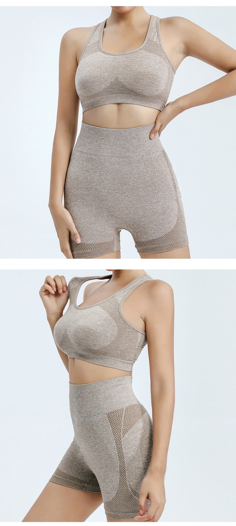 Yoga Set Gym Shorts Women Sport Bras Brassiere Workout Tops for Women Yoga Clothes Fitness Leggings Gym Set Seamless Yoga Sets