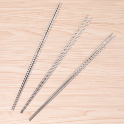 Varetas de Culinária Longas para Cozinha, Hashi de Metal, Utensílios de Cozinha, Hashi Doméstico, Prático