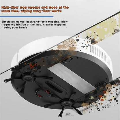Ultra-Thin 3-in-1 Robot Vacuum & Mop: Sweeping, Wet & Dry Cleaning for Hard Floors, Pet Hair,Tiles - Automatic & Rechargeable