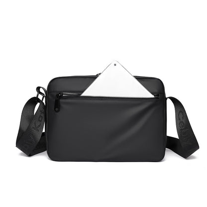 Basic style of men's shoulder bag, suitable for daily commuting - adjustable strap, Mailman bag - business leisure shoulder bag