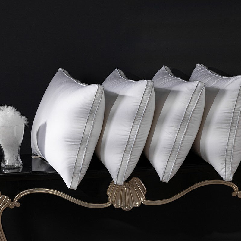 100% Real Goose Down Pillow 95% Fill Power 750+ FP 1200TC - Queen King Standard Size Pillow Down