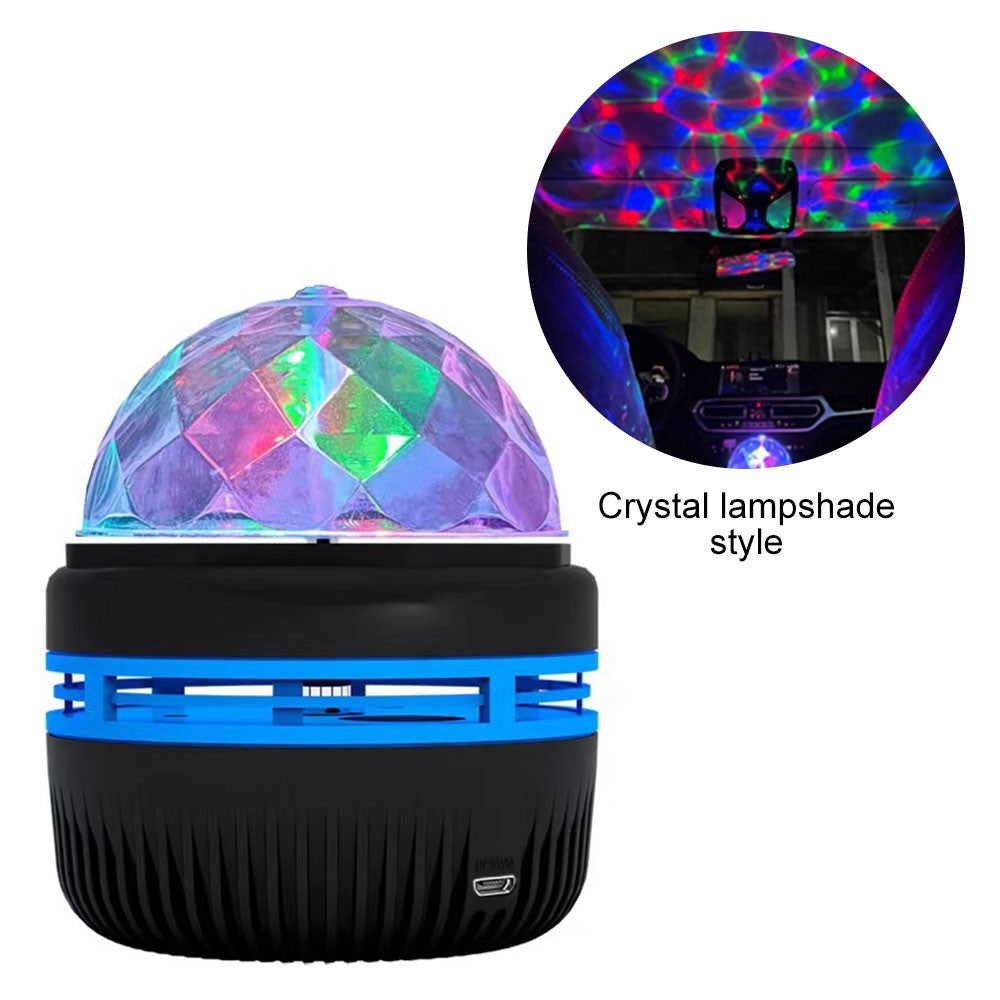 LED Starry Sky Lights Bedroom NightLights 5V USB Decoration Atmosphere Projector Lamp 360° Rotating For Weddings Christmas