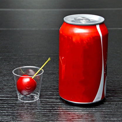 50 Peças Copos de Plástico Descartáveis Mini Transparentes Laváveis Reutilizáveis para Festas, Copos de Gelatina, Tumblers, Acessórios de Cozinha para Aniversário