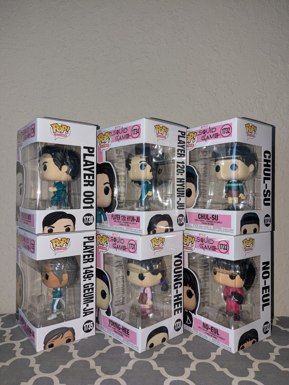 Squid Game Série Boneco Jogador 001 120 Hyun-ju FUNKO POP Oficial Genuíno Colecionável Edição Limitada NOVO Modelo Brinquedo Presente