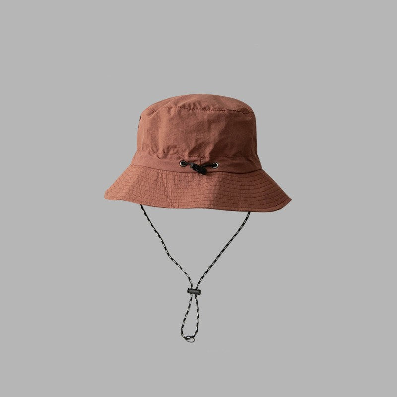 Fisherman's hat, storage bag, basin hat, summer thin design, quick drying outdoor hiking hat, men's and women's sun hat