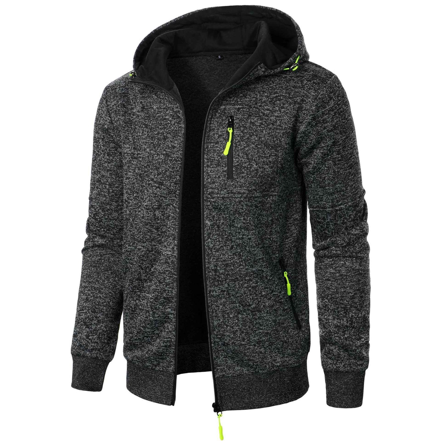 New Men's Sports Fitness Casual Sweatshirt Cardigan Hooded Jackets Cardigan Hooded Sweatshirts Baseball Jacket