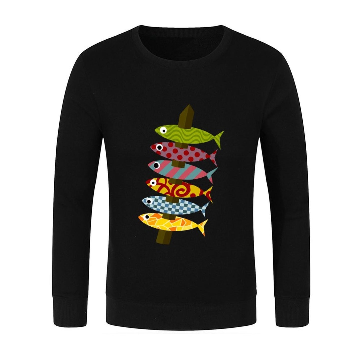 Fantasy Sardines Spits Pullover clothes for men tracksuit men clothing korean autumn clothes men sweatshirt