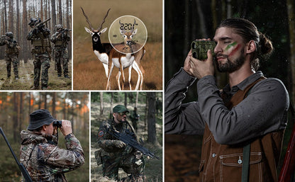 MiLESEEY Range finder 7° Grande Campo 656 Jardas telêmetro a laser para caça, com Modo de Medição de Chuva e Neblina, Modo Arco, Altura Automática
