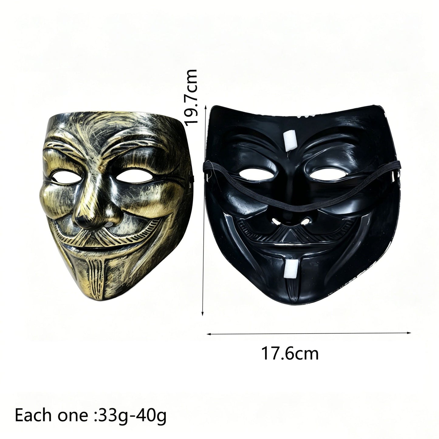 2Pcs Venetian Mask For Man Women Dual?Color for Masquerade Halloween Wedding Couple Carnival Party Cosplay