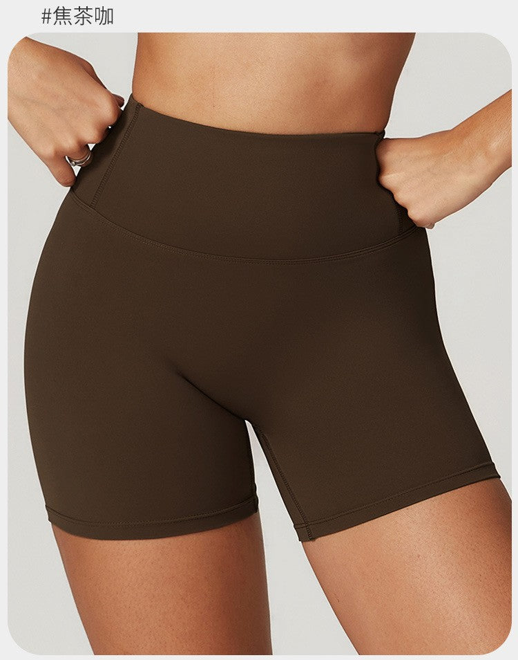 SWELTERING Gym Fitness Shorts Running Cycling Sports Shorts Breathable Workout Short Leggings High Waist Fitness Yoga Shorts