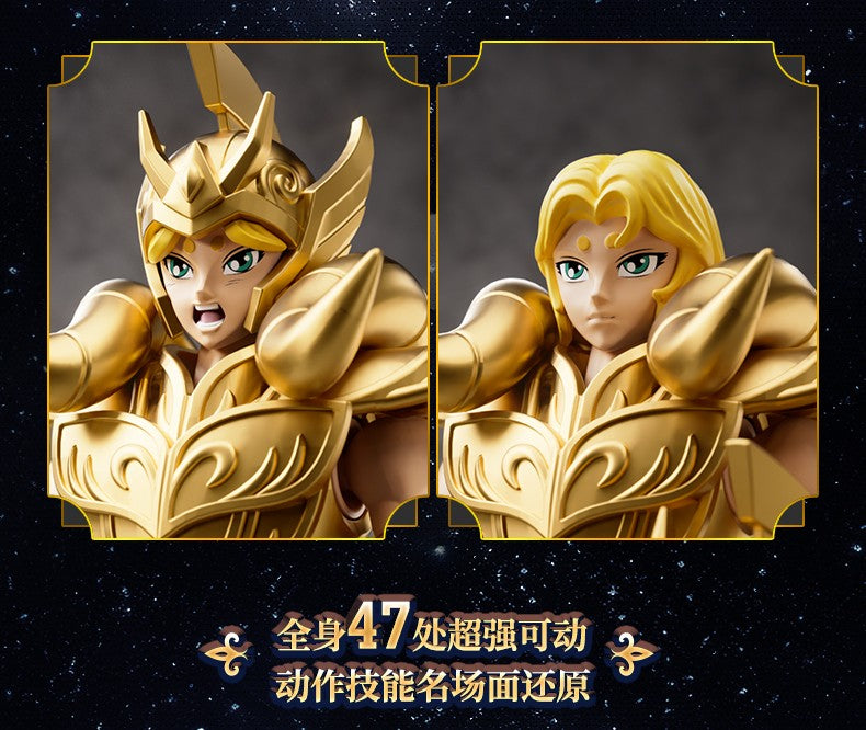Novo Genuíno BLOKEES Gold Saint Seiya Sagitário Seiya Pégaso Aiolos Tenma Pégaso Action Figure Brinquedo Montar Figura Brinquedo Presente