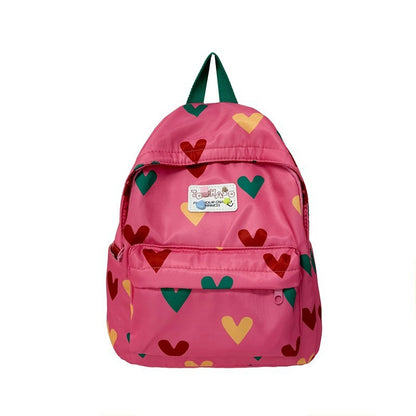Fashionable Sweet Love Print Children's Schoolbag Boys and Girls Backpack Suitable for Preschool Children's Gifts