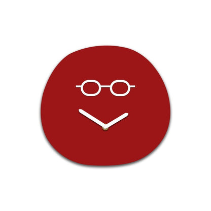 Creative Minimalist Decoration Playful and Smiling Face Clock Living Room Foyer Decoration Acrylic Silent Gift Clock