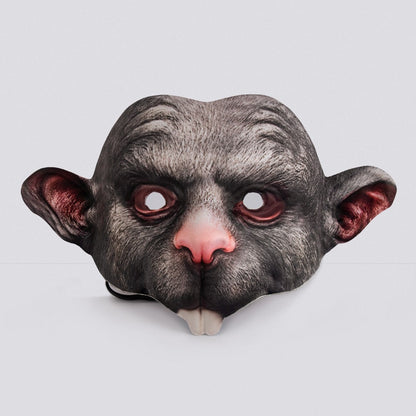 New Creative Halloween Animal Mask Horror Mouse Mask Cosplay Costume Props Holiday Cosplay Party Dance Accessories