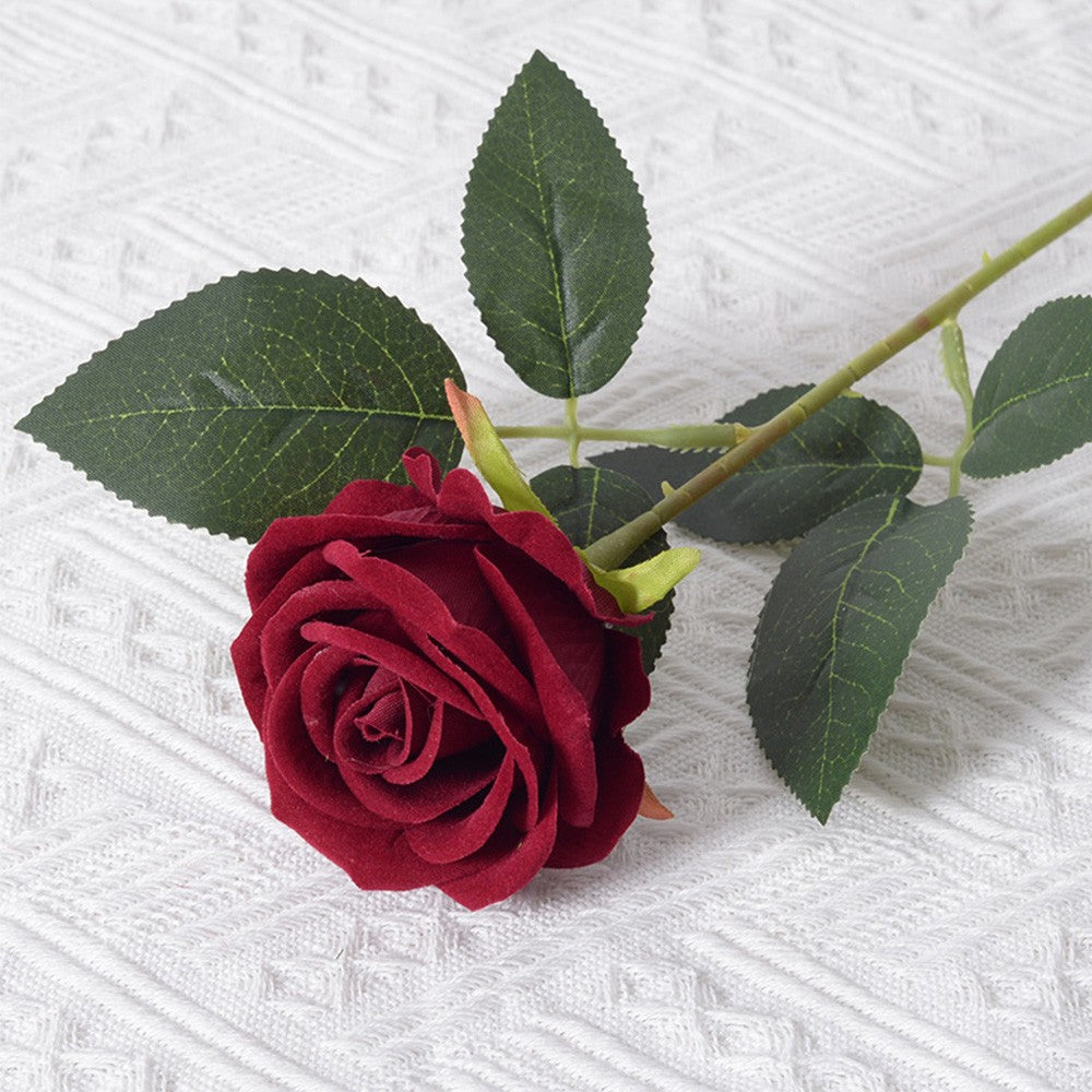 1/3/5/10/20pcs Roses Artificial Flowers Rose Flower Branch Artificial Red Roses Realistic Fake Rose for Wedding Home Decor