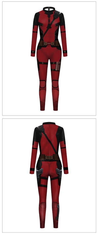super-héros hommes film Deadpool Wolverine Cosplay Costumes Hallloween combinaison Performance fête Zentai body