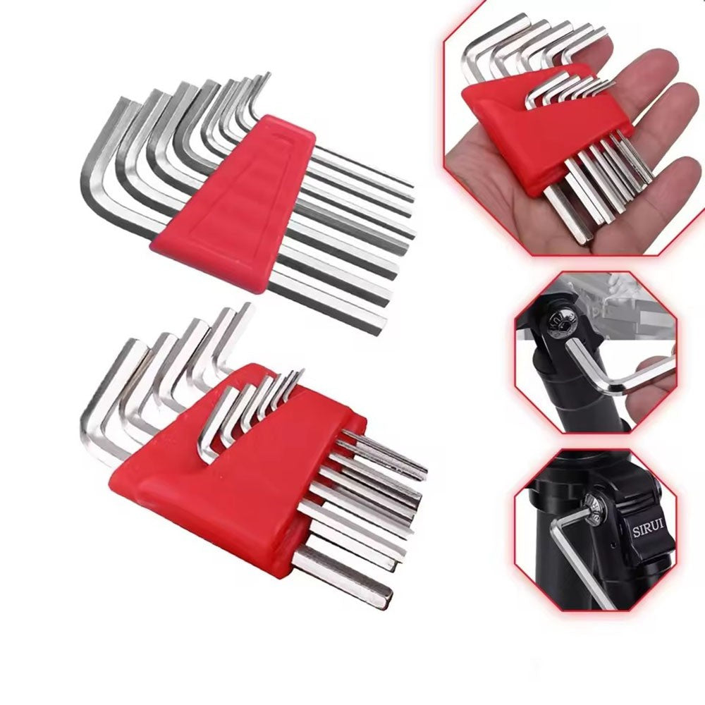 5/8/11 Peças Chave Allen Métrica Chave Polegada Chave L Chaves de Tamanho Conjunto de Ferramentas para Reparo Automotivo Ferramentas Manuais para Trabalho Doméstico