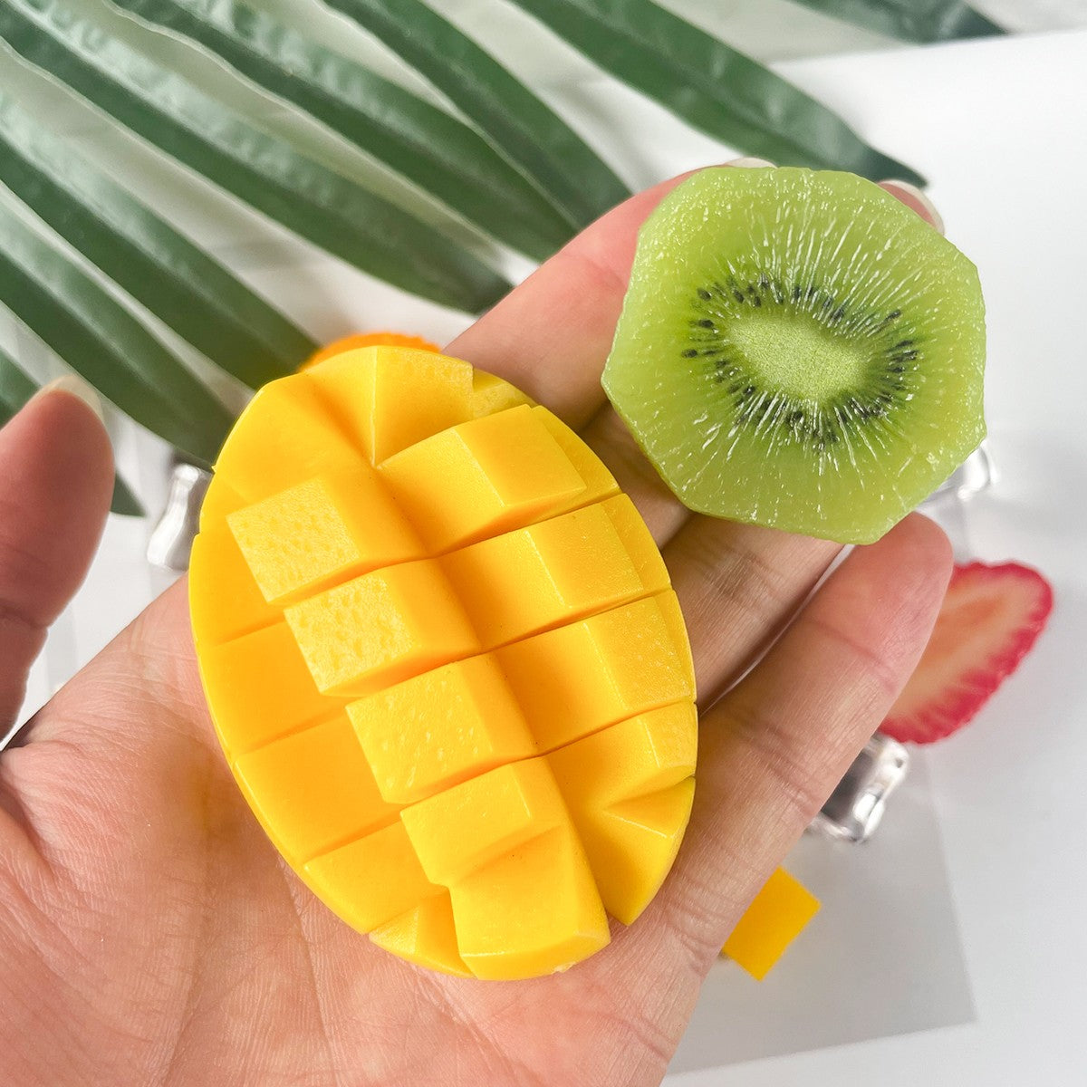 3PCs/Lot High Artificial Fruit Fake Block Simulation Model, Christmas Window Decoration, Ornament Craft, Photography Props