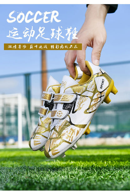 New Kids Football Boots Non Slip Professional Fast Children Football Shoes Original Boys Soccer Shoes Indoor Match Ultralight