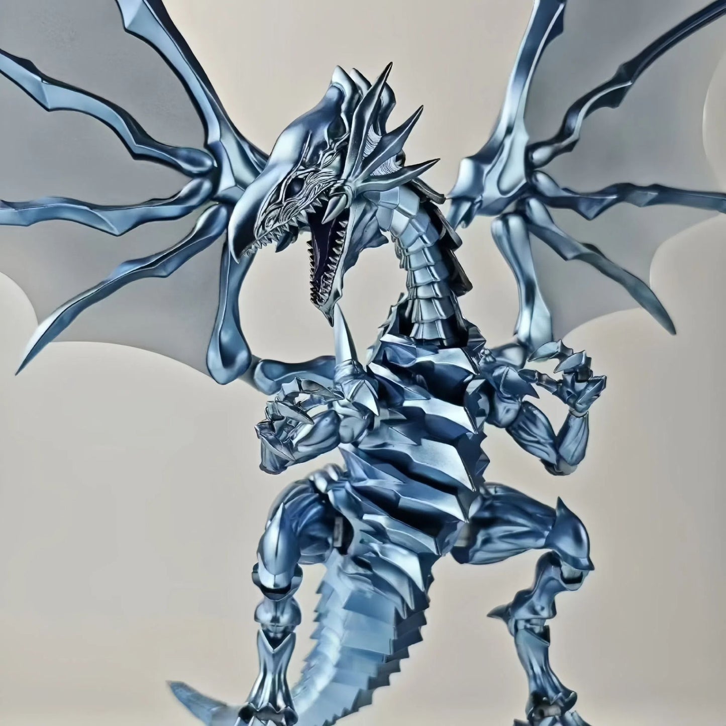 ?New-Hot?Yu-Gi-Oh Arrogant Dragon Blue-Eyes White Dragon  Assembly Model Figure Desktop Decoration Holiday Birthday Gift