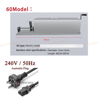 Commercial Spiral Potato Making Machine Potato Twister Automatic Stretch Potato Stick Maker Stainless Steel Food Processor