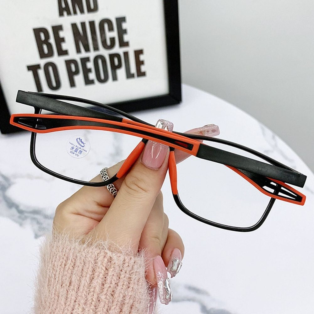Unisex Ultralight Silicone TR Sports Myopia Glasses Anti Blue Light Men Basketball Anti-Shedding Eyewear Prescription Eyeglasses
