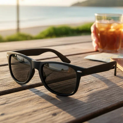 Classic Square Polarized Sunglasses Men Women Retro Black Sun Glasses Male Female Fashion Summer Anti Glare Driving Shades