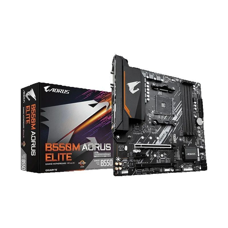 Placa-mãe GIGABYTE New B550M AORUS ELITE Micro-ATX AMD B550 Socket AM4