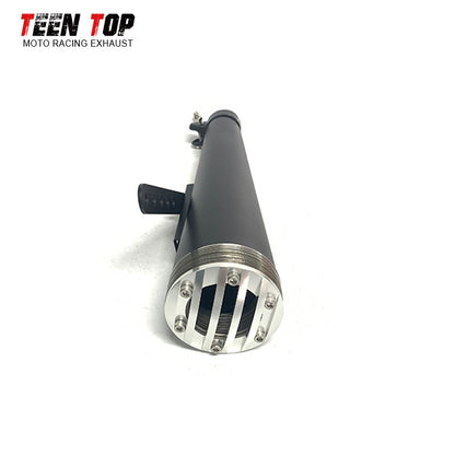 38 40 42 45MM Retro Motorcycle Exhaust Pipe For Harley Honda 125CC 250CC Exhaust Muffler 430mm Punk Racing Tailpipe Escape Moto