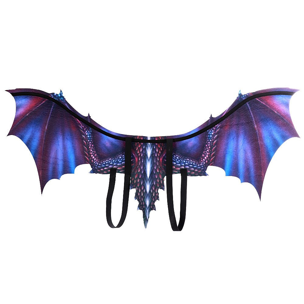 Adult  New Year Decoration Carnival Party Animal Costume cosplay Dinosaur dragon demon Face mask and wings