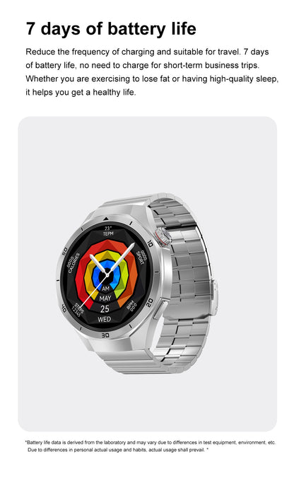 GT5 Pro Smart Watch Global Version 32GB Memory GPS navigation NFC Music Video play Call Titanium alloy Waterproof Smartwatch 5