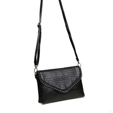 Niche Design Chain Solid-Color New Style Women's Crossbody & Shoulder Bag