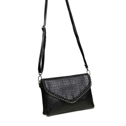 Niche Design Chain Solid-Color New Style Women's Crossbody & Shoulder Bag
