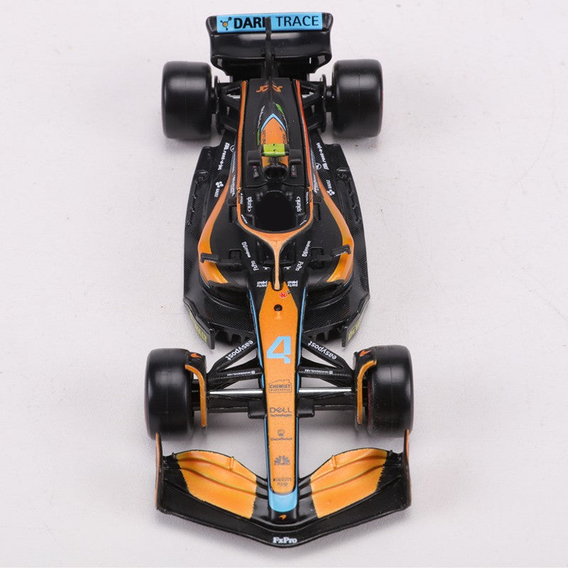 Burago 1:43 2022 McLaren MCL36 F1 Carro de Corrida N.º 3 N.º 4 Modelo de Carro em Liga