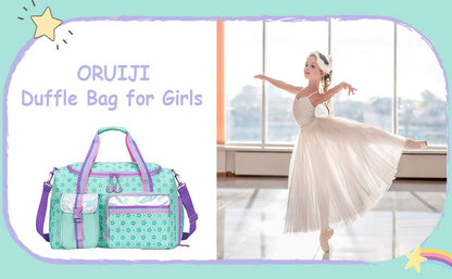 1 Pc Duffle Bag Girls Women Travel Bag Gifts Overnight Bag For Girls Women Tote Bag Sleepover Bag For Girls Gym Dance Bag