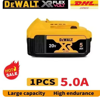 Bateria DEWALT 20V 6AH recarregável de íon de lítio carregador DCB118 Parafusadeira furadeira elétrica sem escovas DCD805 ferramenta elétrica