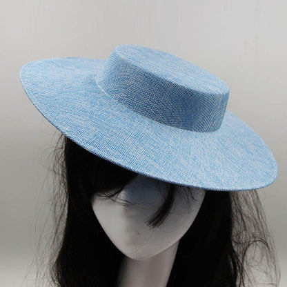Chapéus Fascinators Femininos Base de Chapéu de Feltro para Festa Casamento Chapéu LUNQUIL de Aba Larga Chapéu Fedora Acessório de Cabelo Kentucky Derby