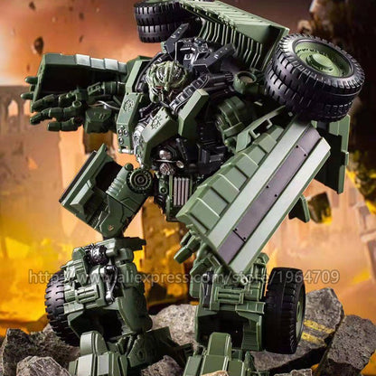 DD02 Anime Transformation Toys AOYI 8 EM 1 Boneco Articulado Maneiro Modelo Scrapper G1 KO SS60 Devastator Engenharia Carro Robô Menino