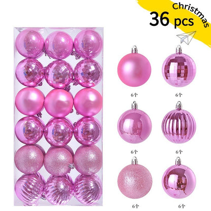 24pcs 3cm Christmas Balls Christmas Tree Ornaments Ball Xmas Hanging Tree Pendants Home Party Christmas Tree Decor New Year Gift