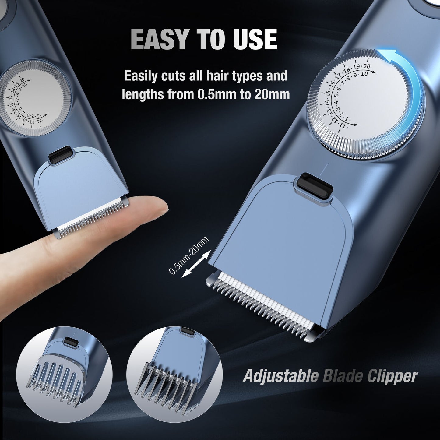 SEJOY 3 In 1 Man Shaver Electric Razor Rechargeable Triple Blade Trimmer Beard Floating Head Waterproof Hair Shaving Machine